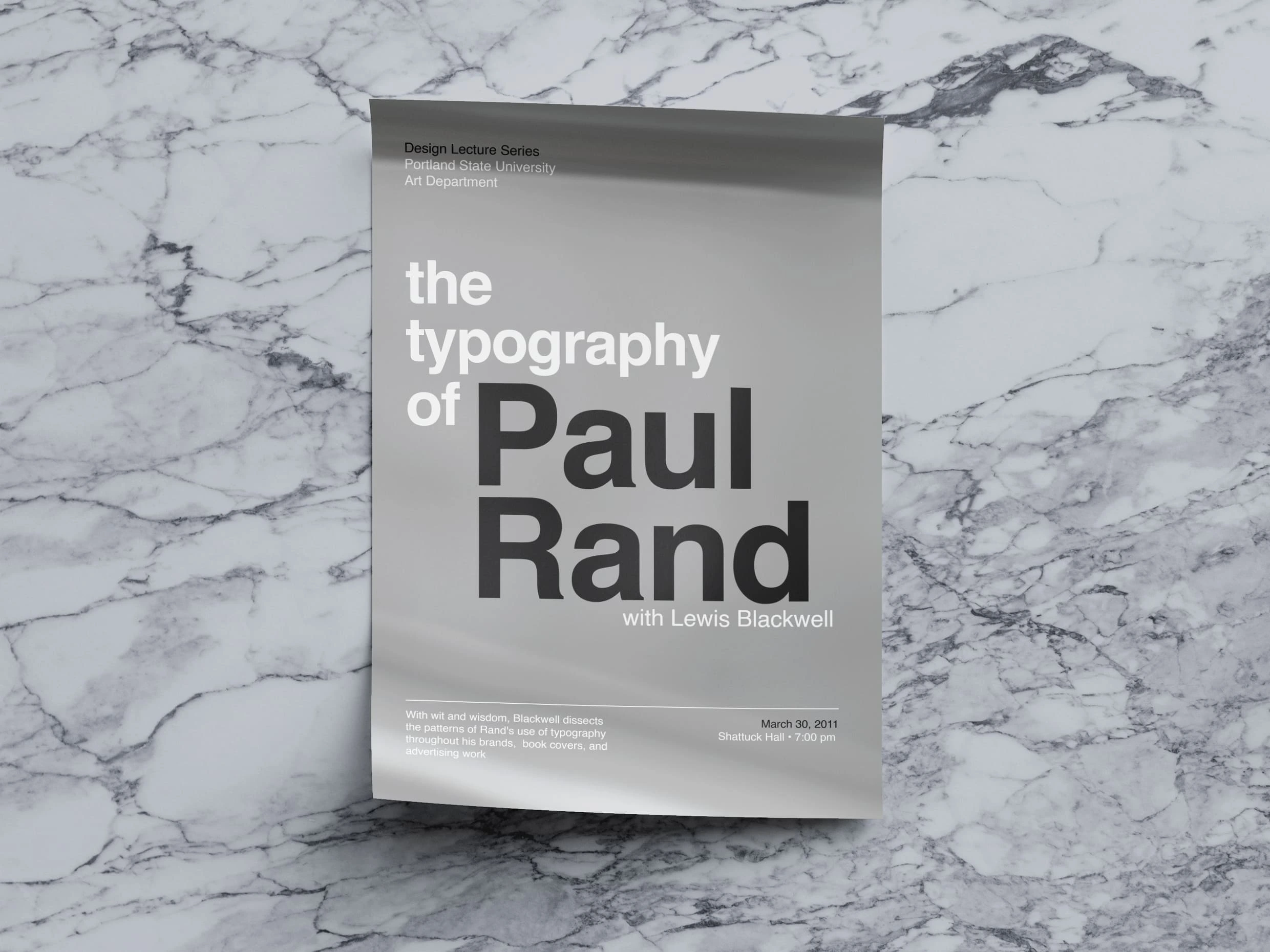 Paul Rand mockup